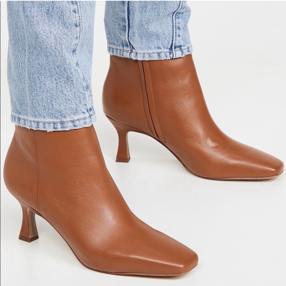 Sam Edelman Lizzo Booties in Tawny Brown